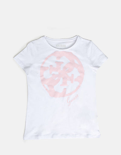 Guess Kids Short Sleeve T-Shirt White