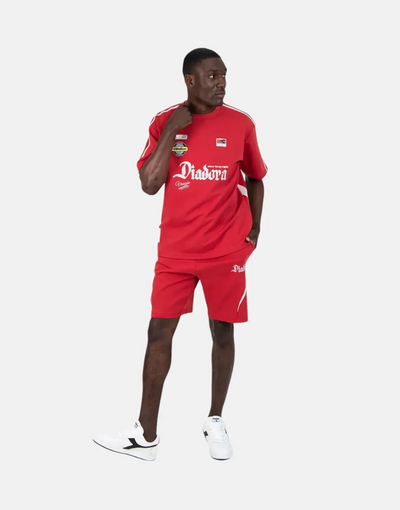 Diadora Elden Brick Red Shorts