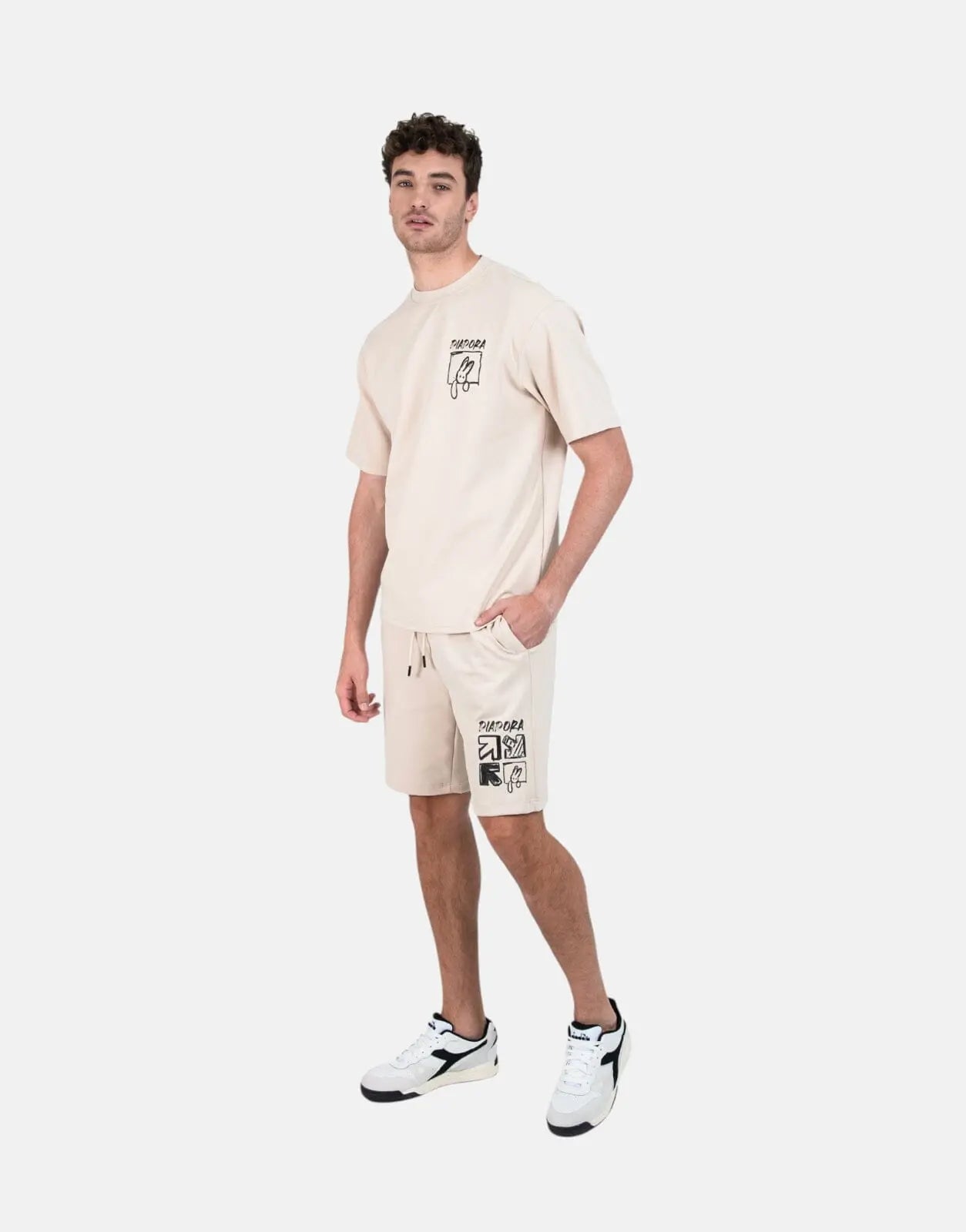 Diadora Kael Off White T-Shirt