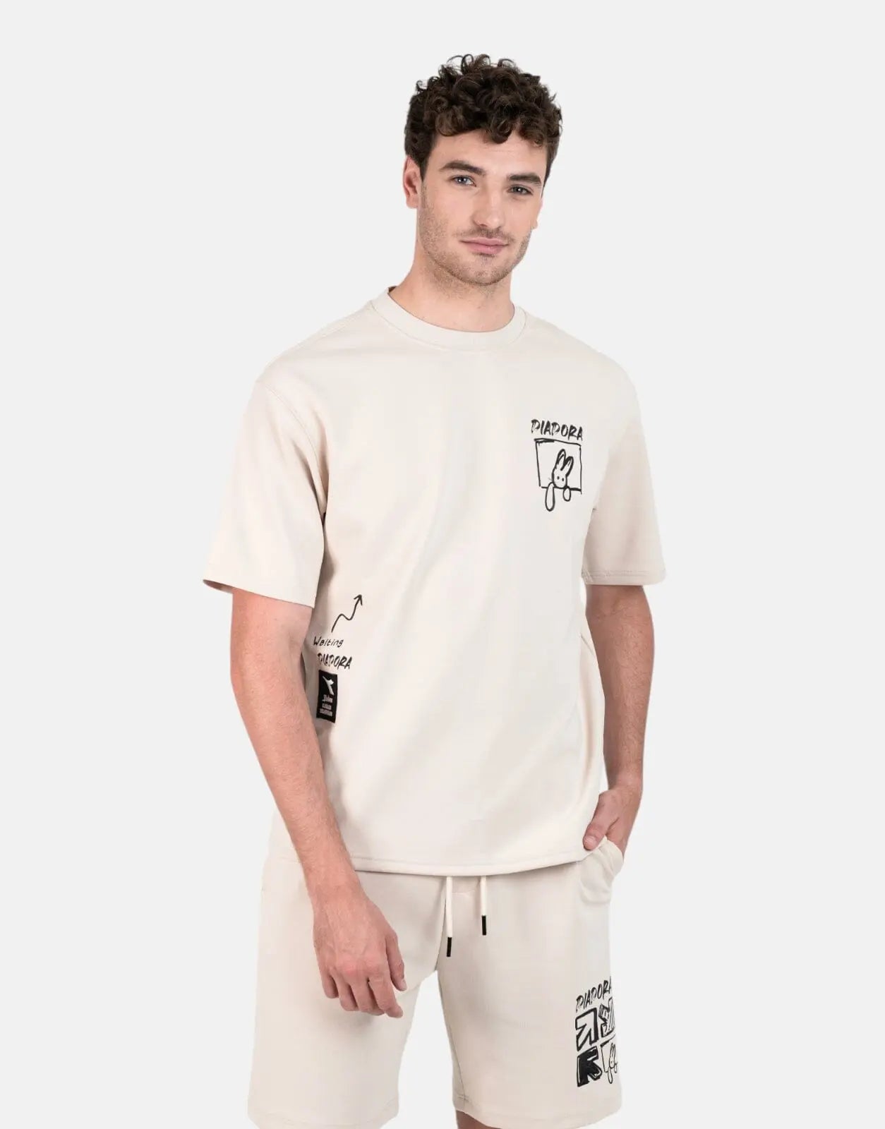 Diadora Kael Off White T-Shirt