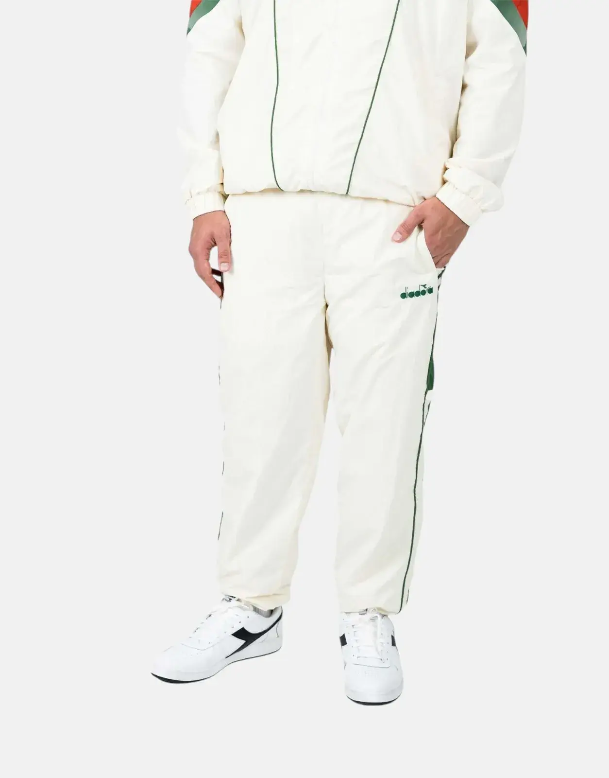 Diadora Pulse White Sweatpants