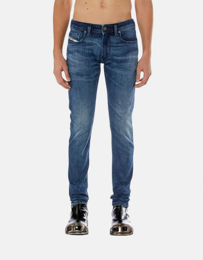 Diesel 1979 Sleenker Mid Blue Wash Jeans