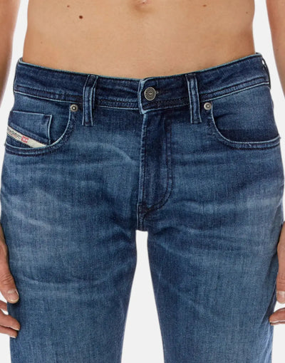Diesel 1979 Sleenker Mid Blue Wash Jeans