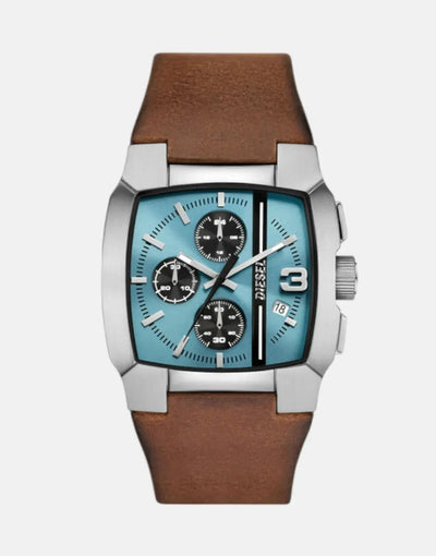 Diesel Cliffhanger Brown Leather Watch