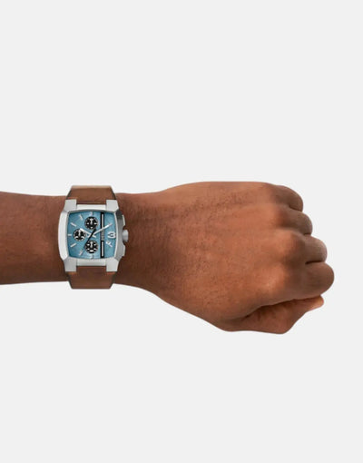 Diesel Cliffhanger Brown Leather Watch