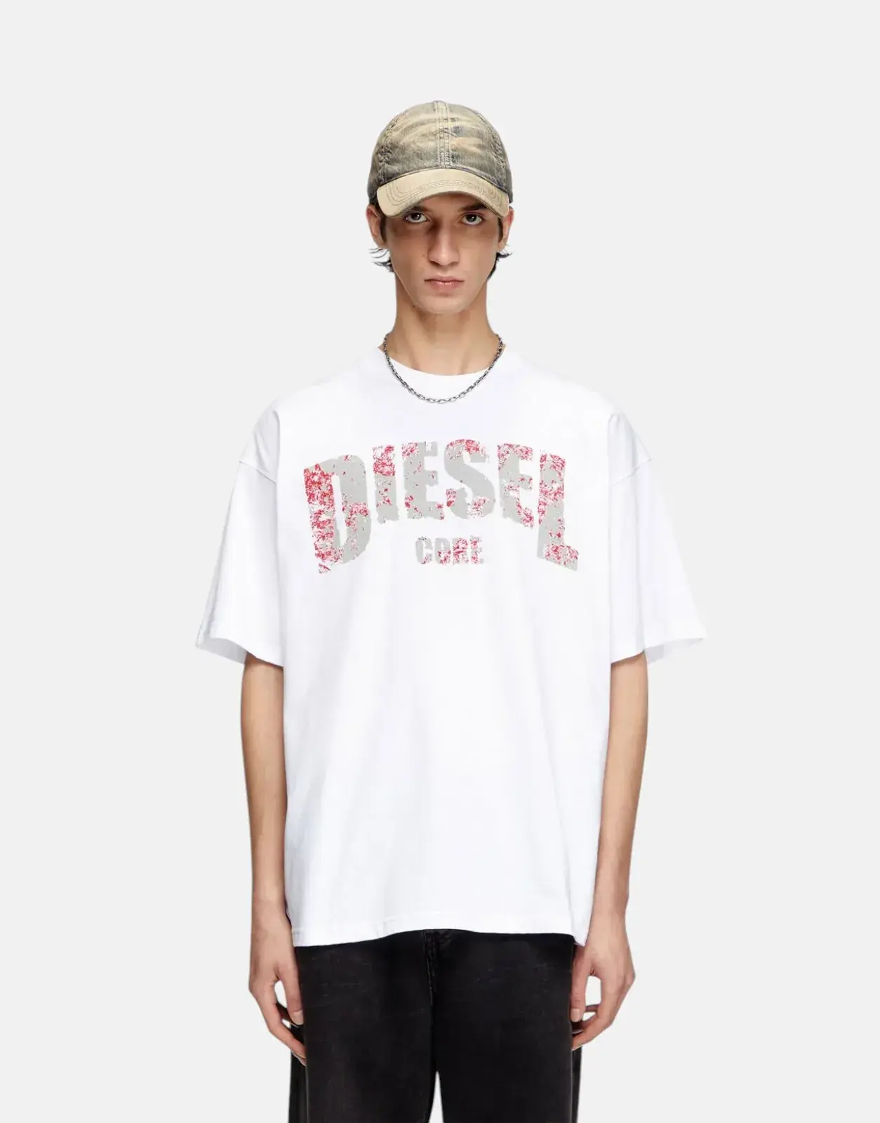 Diesel T-Adjust R25 White T-Shirt