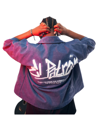 El Patron Blue Denim Oversized Shirt