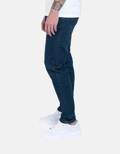 Fade Essential Dark Wash Slim Tapered Jeans