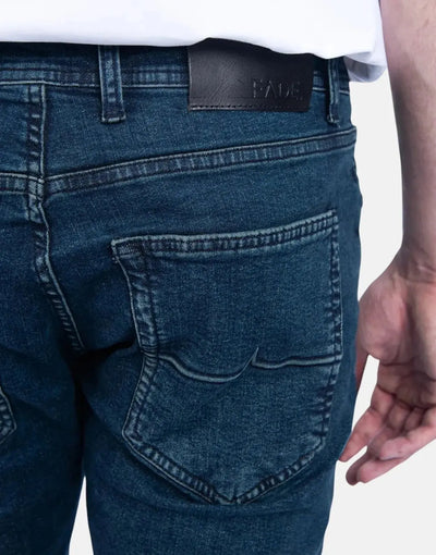 Fade Essential Dark Wash Slim Tapered Jeans