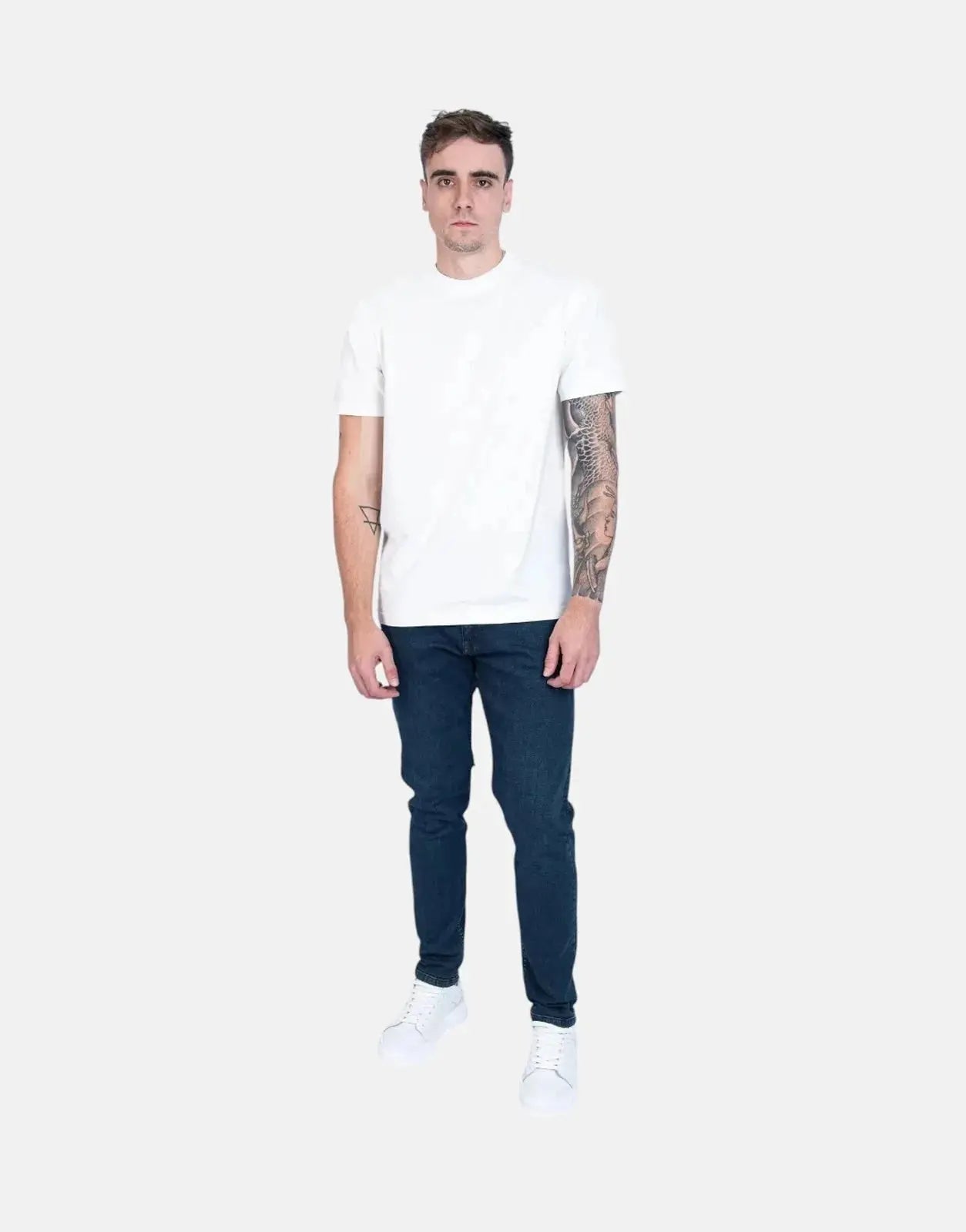 Fade Essential Dark Wash Slim Tapered Jeans
