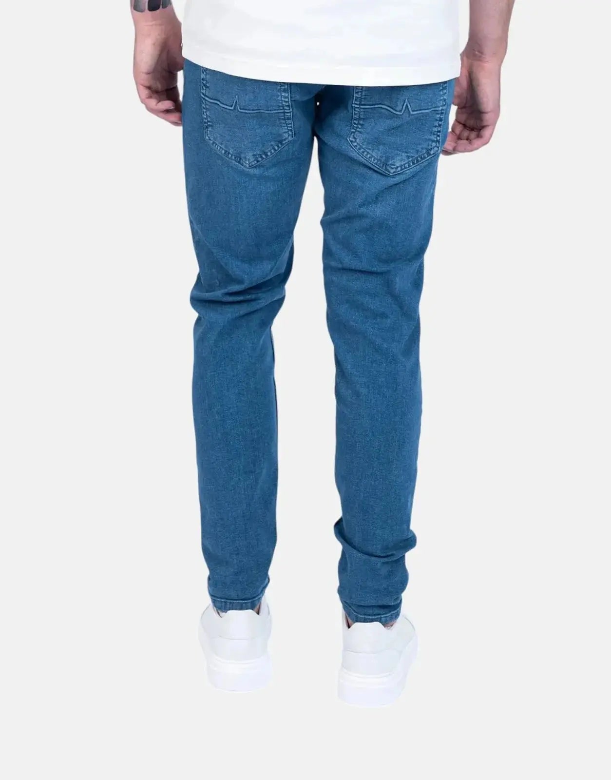 Fade Essential Mid Wash Slim Tapered Jeans