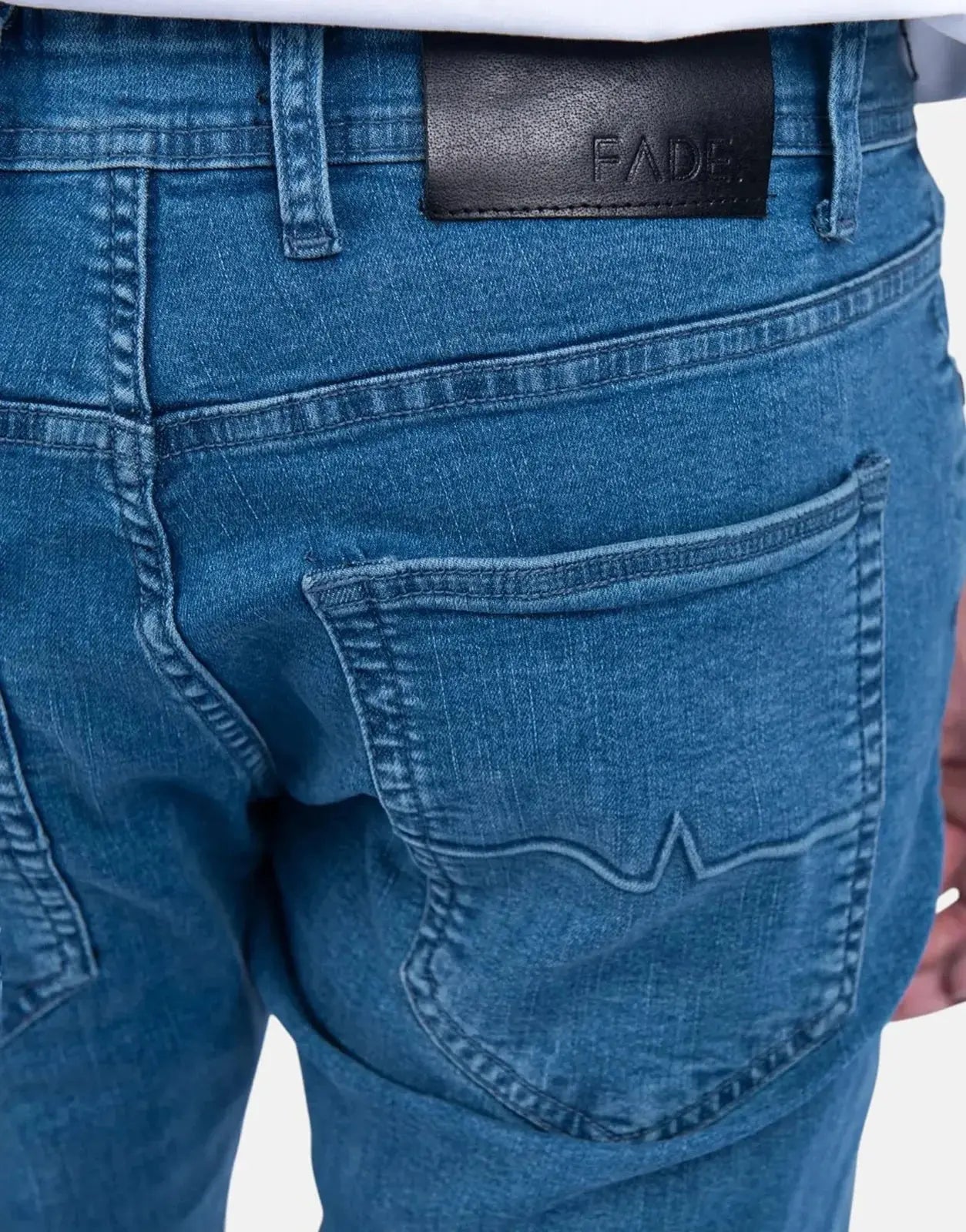 Fade Essential Mid Wash Slim Tapered Jeans