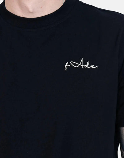 Fade Signature Slim Black T-Shirt