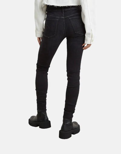 G-Star RAW 3301 Ladies Skinny Worn Coal Jeans