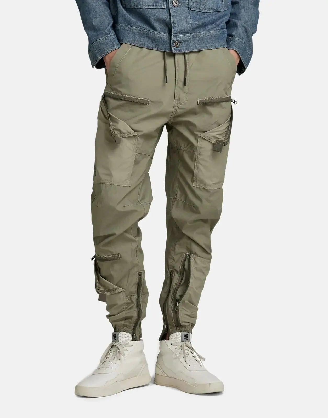 G-Star RAW 3D PM Cuffed Grey Trainer