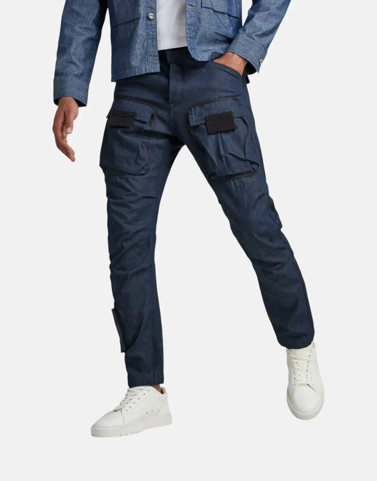 G-Star RAW 3D PM Straight Tapered Raw Denim Cargo