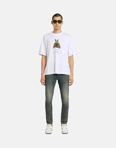 G-Star RAW Archive Print Boxy White Strap T-Shirt