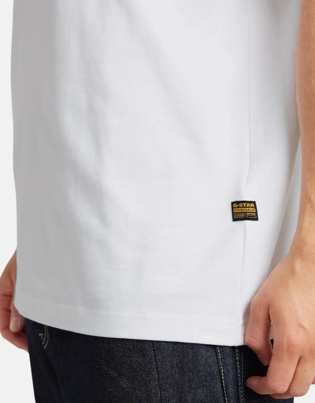 G-Star RAW Barcode Back Loose T-Shirt White