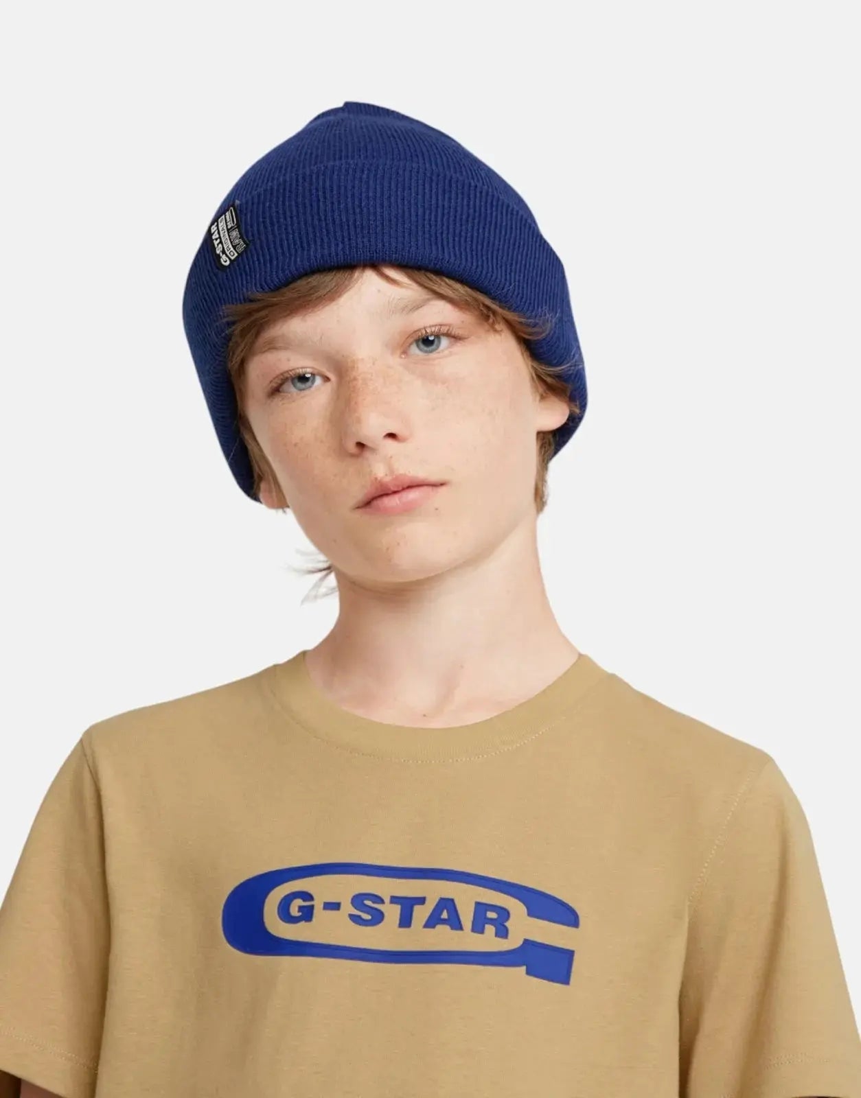 G-Star RAW Boys Regular Cream T-Shirt