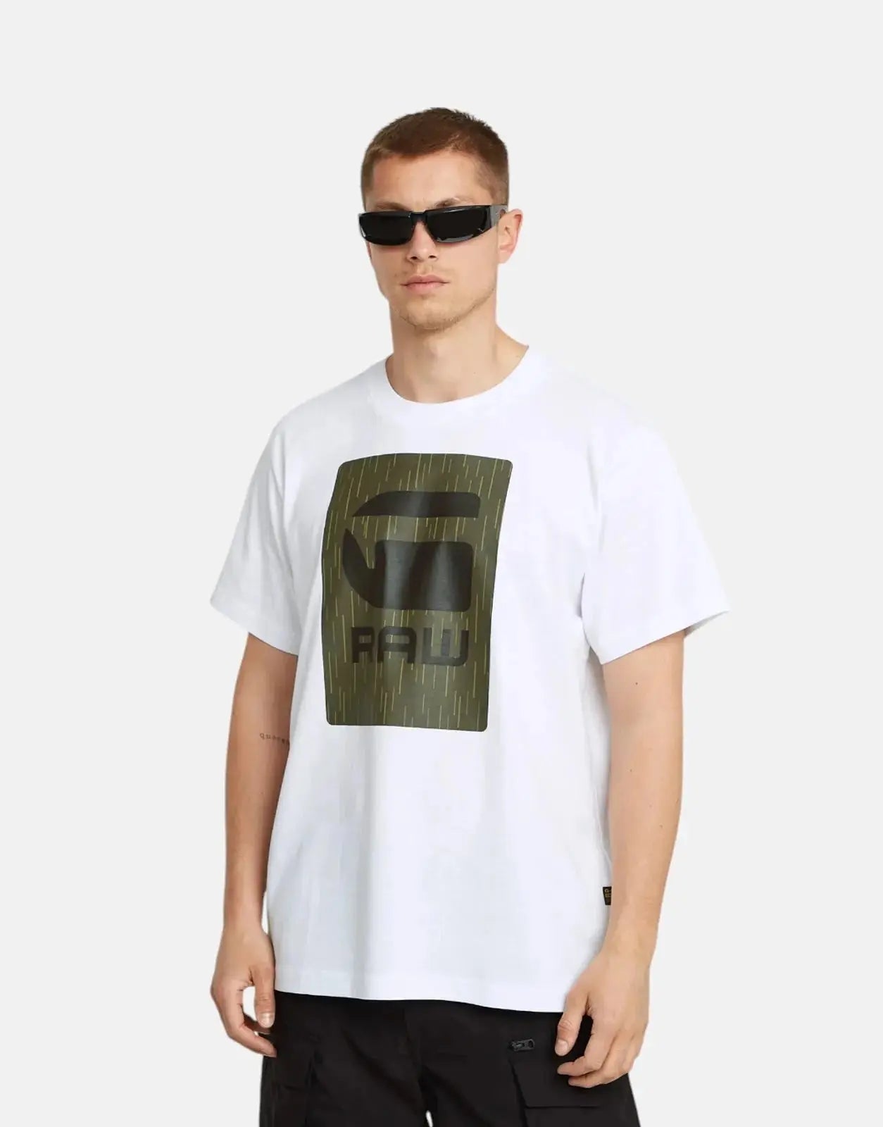 G-Star RAW Burger Box Rain Loose White T-Shirt