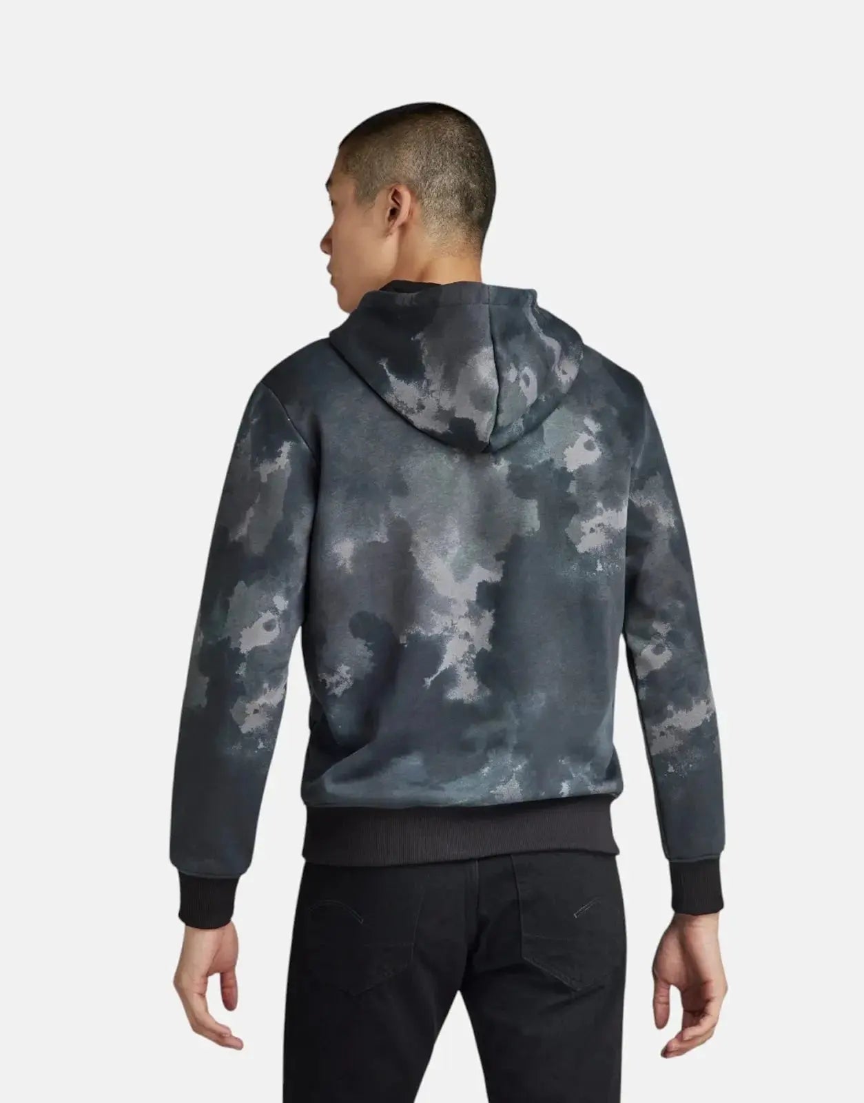 G-Star RAW Center Chest Logo Black Blurry/Camo Sweatshirt