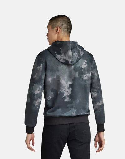 G-Star RAW Center Chest Logo Black Blurry/Camo Sweatshirt