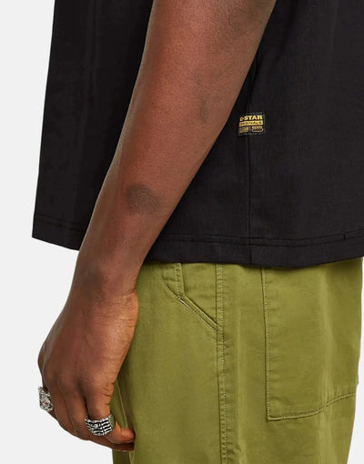 G-Star RAW Color Shift Old School Logo Boxy Black T-Shirt