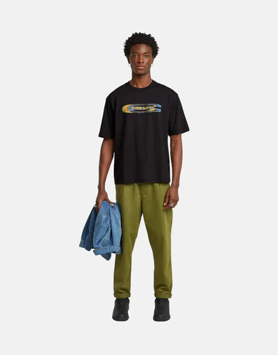 G-Star RAW Color Shift Old School Logo Boxy Black T-Shirt