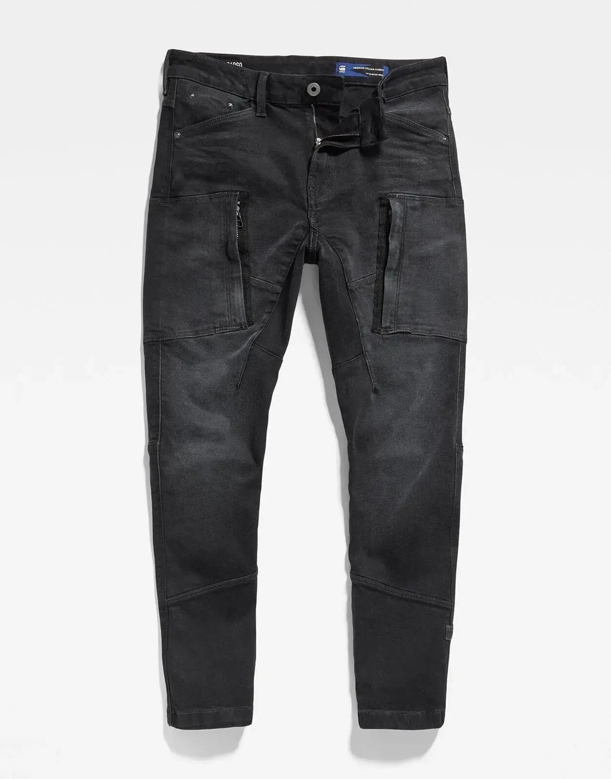 G-Star RAW Denim Cargo 3D Black Skinny Jeans