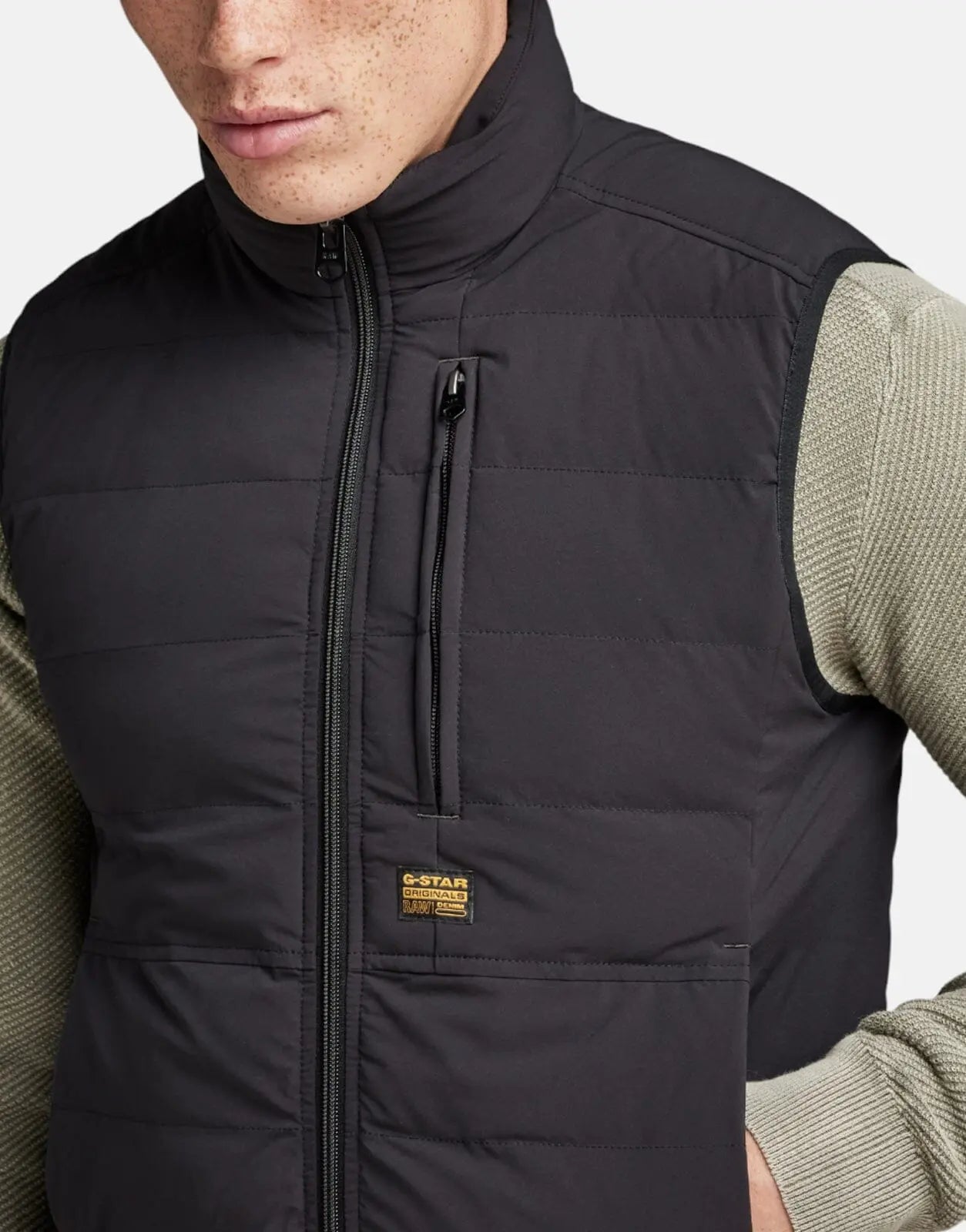 G-Star RAW Foundation Liner Vest Dk Black