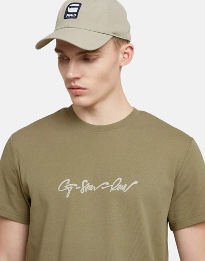 G-Star RAW G-Script Ensis Green T-Shirt