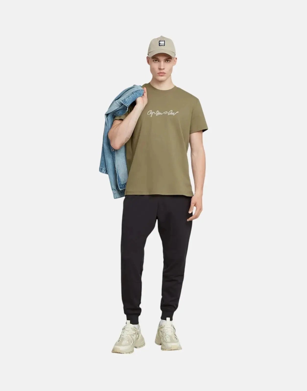 G-Star RAW G-Script Ensis Green T-Shirt