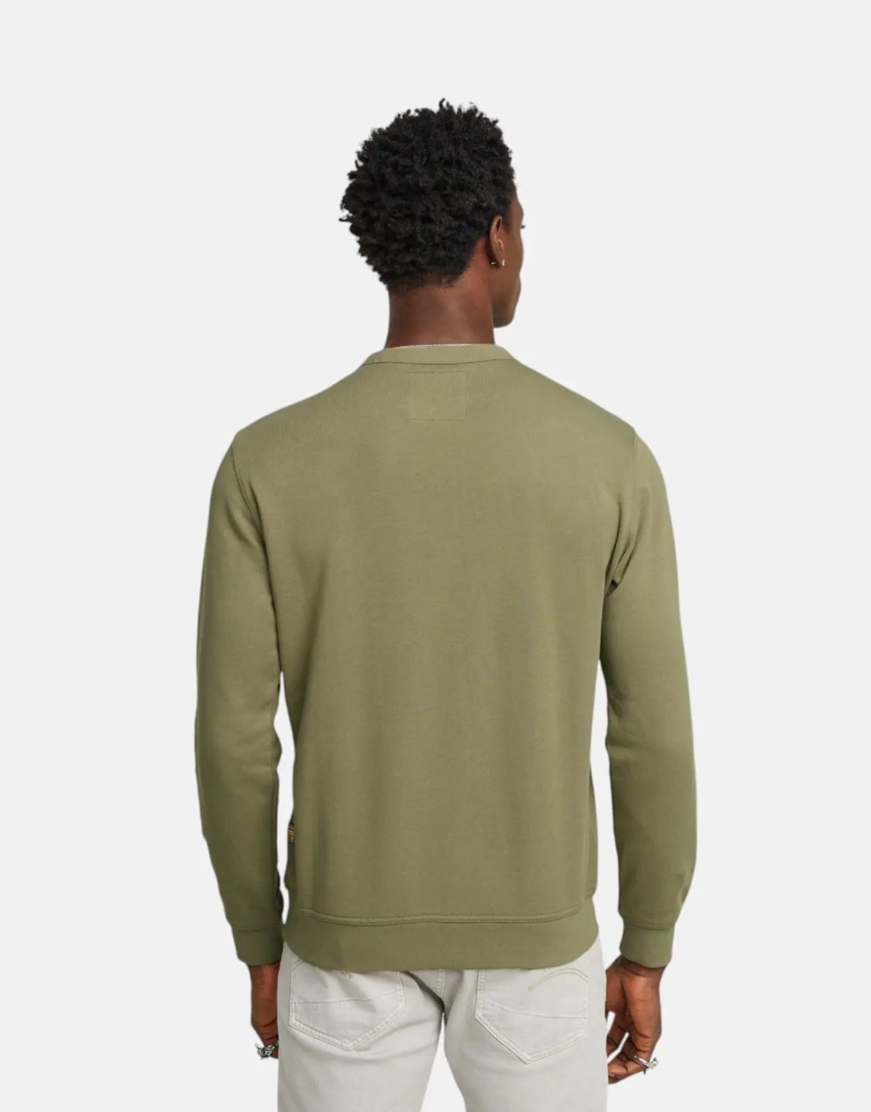 G-Star RAW G-Script Logo Ensis Green Sweatshirt