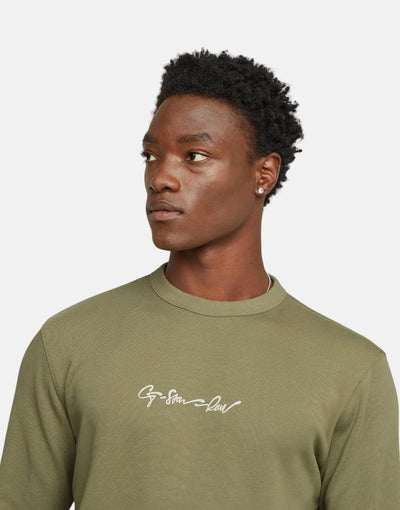 G-Star RAW G-Script Logo Ensis Green Sweatshirt