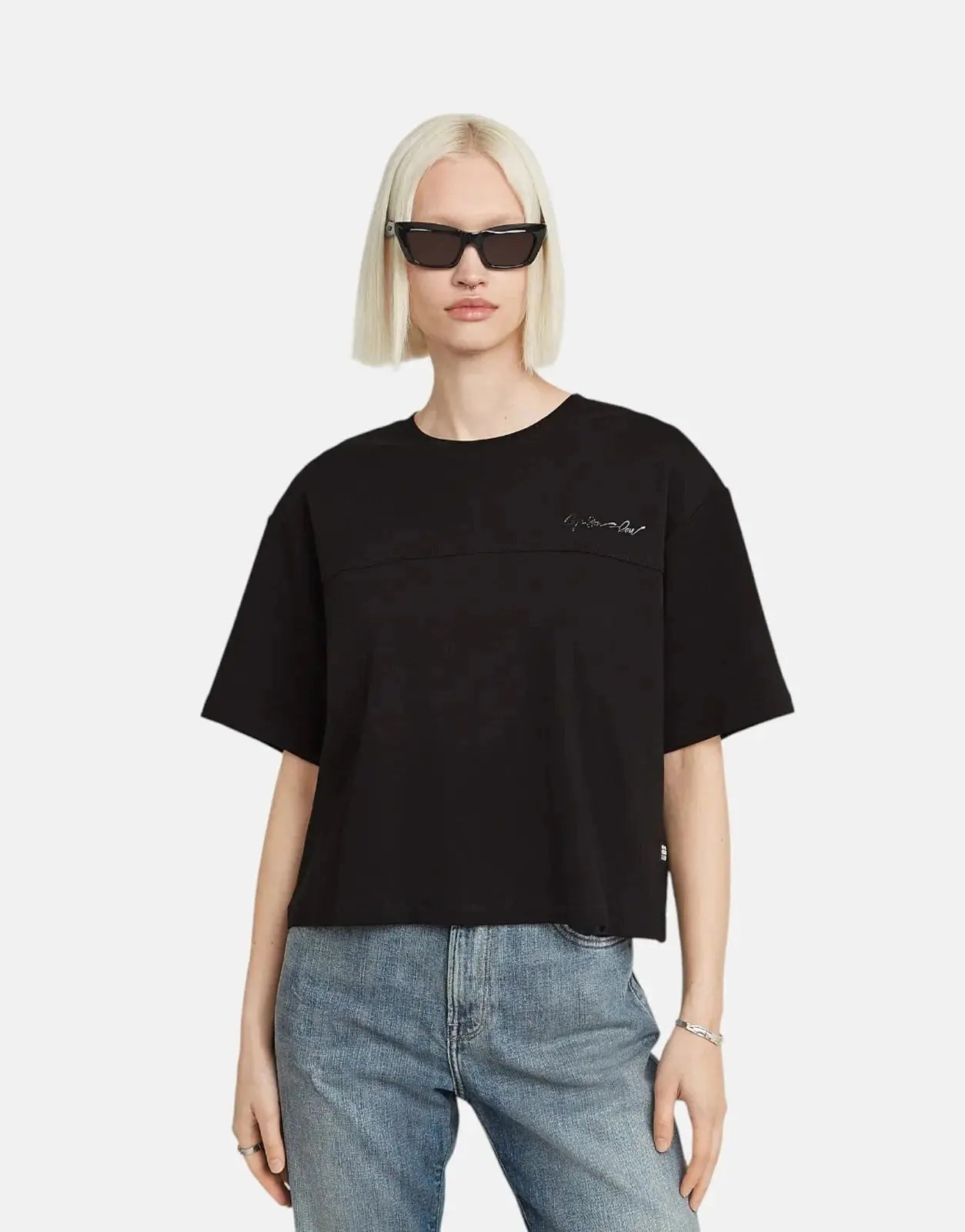G-Star RAW G-Script Loose Black Top