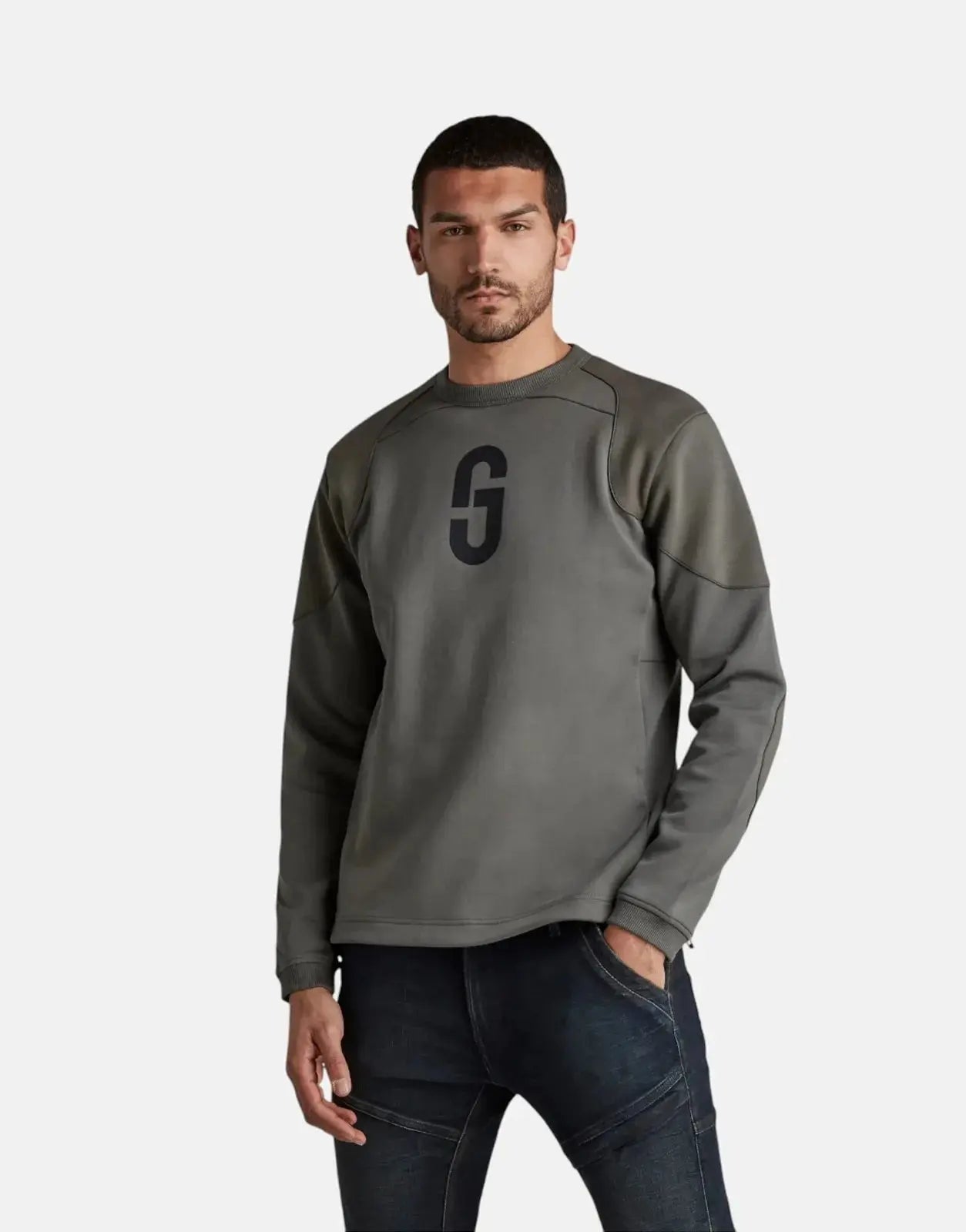 G-Star RAW GS Moto Grey Sweatshirt