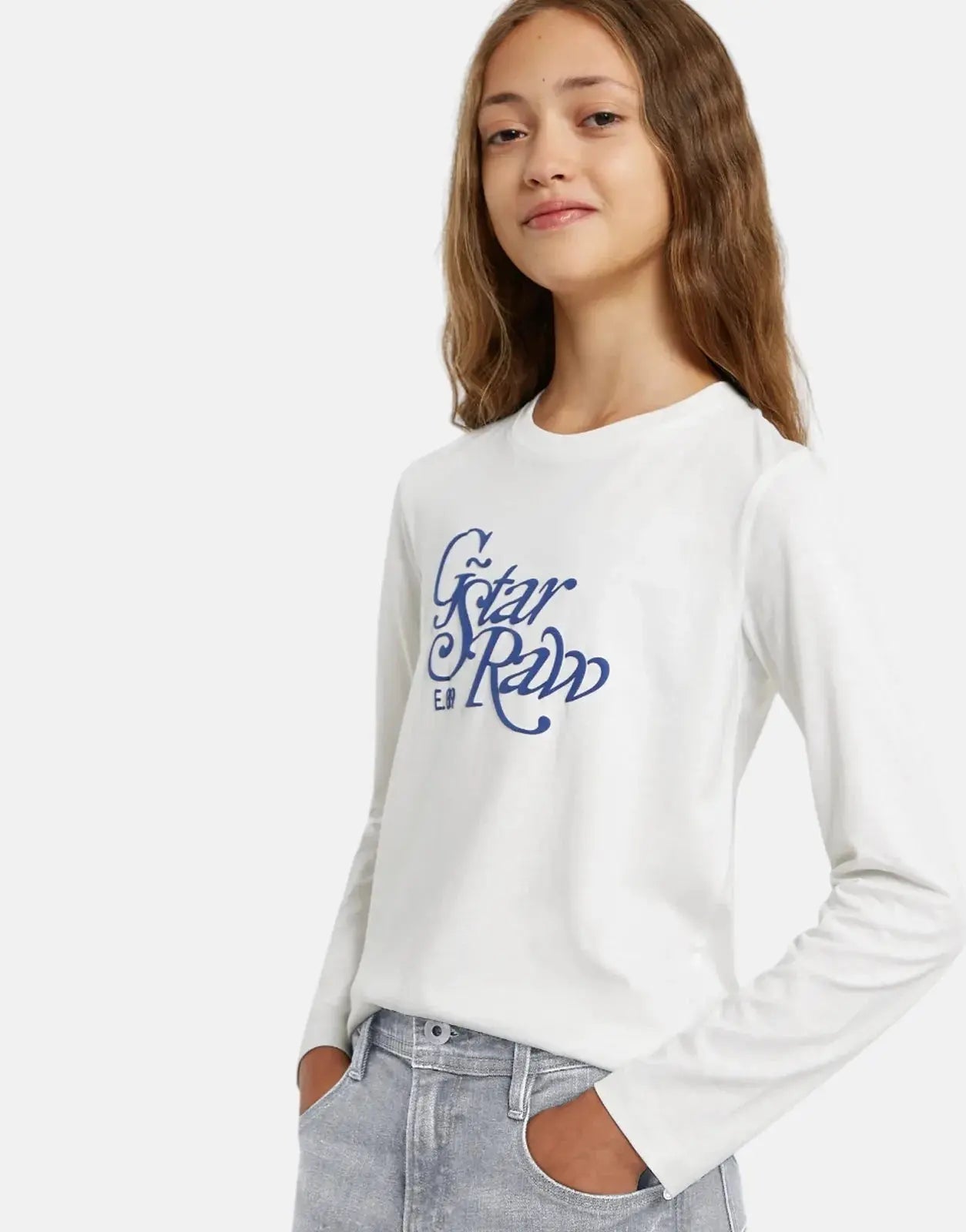 G-Star RAW Girls Slim White Top
