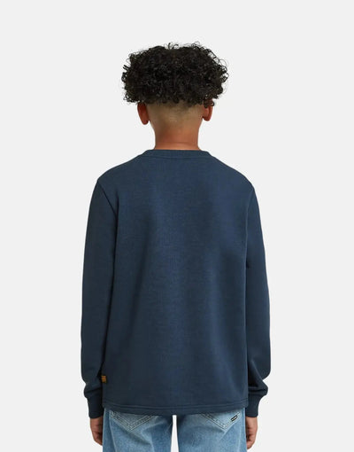 G-Star RAW Kids Crew Unbrushed Dark Blue Sweatshirt