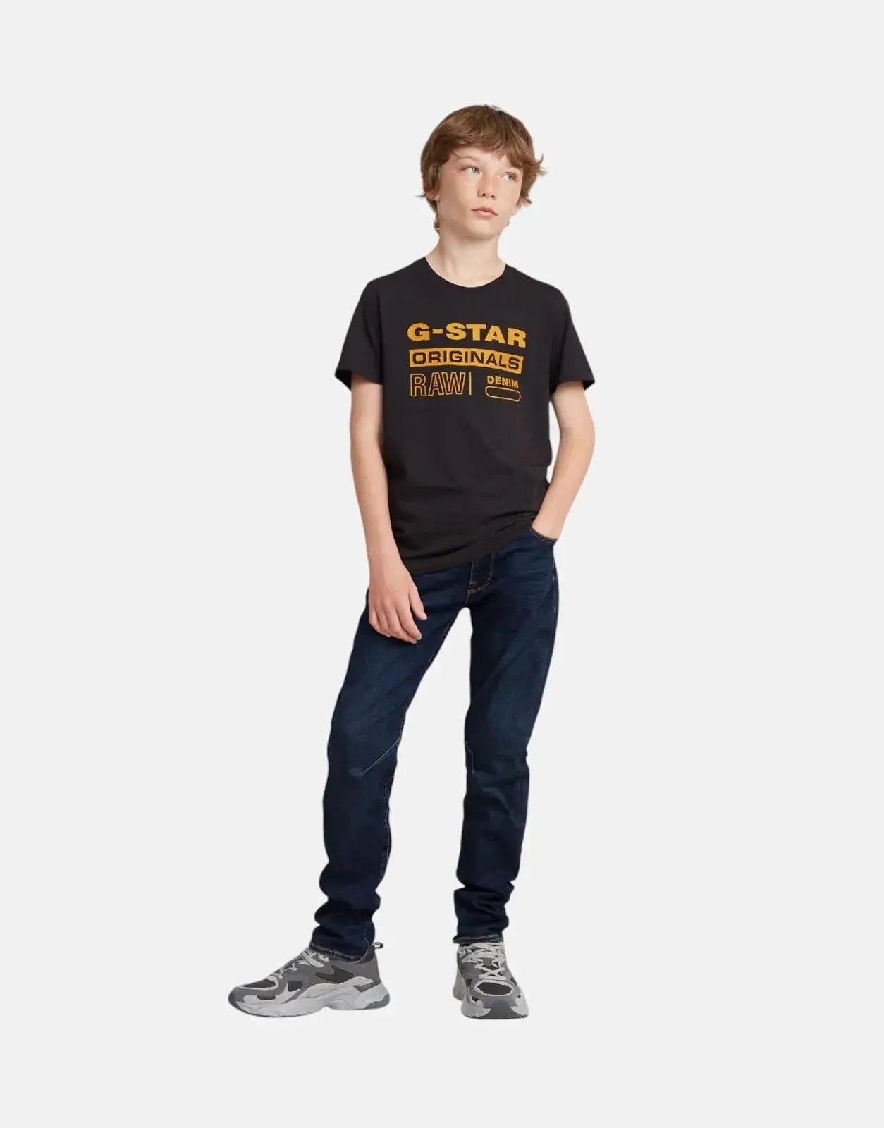 G-Star RAW Kids D-STAQ Slim Dark Aged Jeans