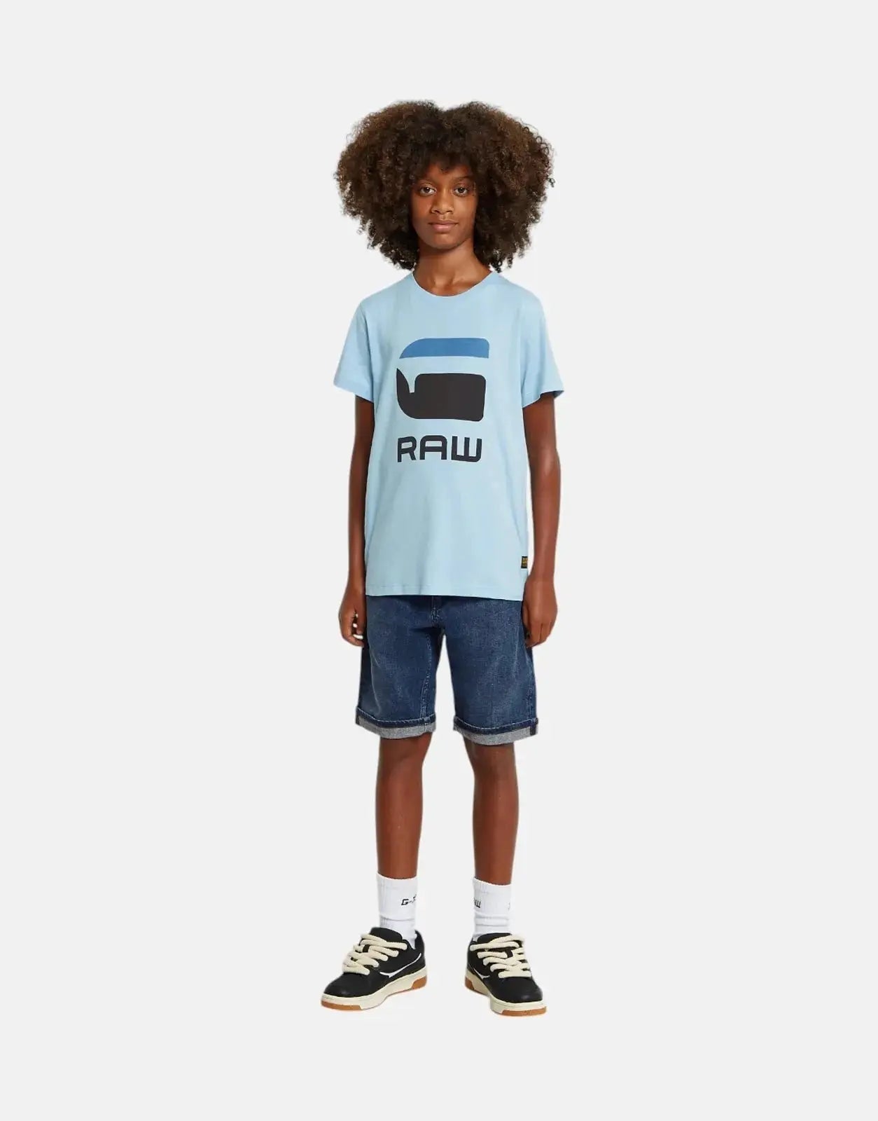 G-Star RAW Kids Regular Siali Blue T-Shirt