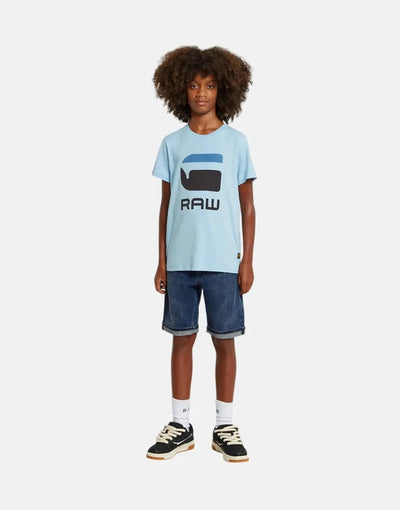 G-Star RAW Kids Regular Siali Blue T-Shirt