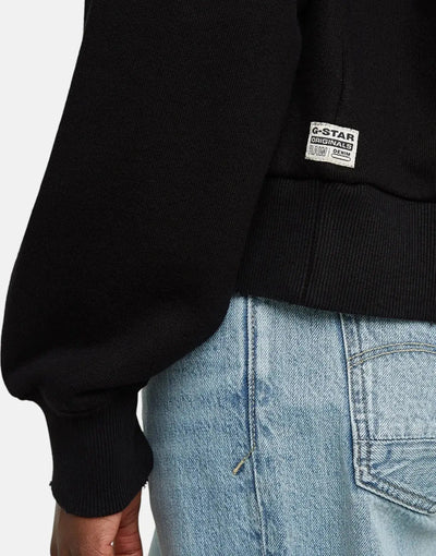 G-Star RAW Logo Loose Black Sweatshirt