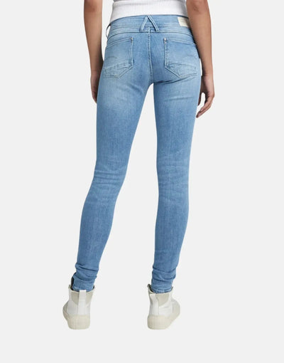 G-Star RAW Lynn Mid LT Aged Skinny Blue Jeans