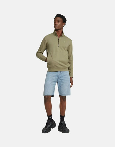 G-Star RAW Nifous Half Zip Ensis Green Sweatshirt