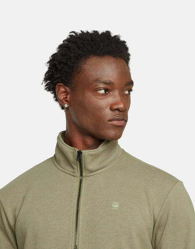 G-Star RAW Nifous Half Zip Ensis Green Sweatshirt