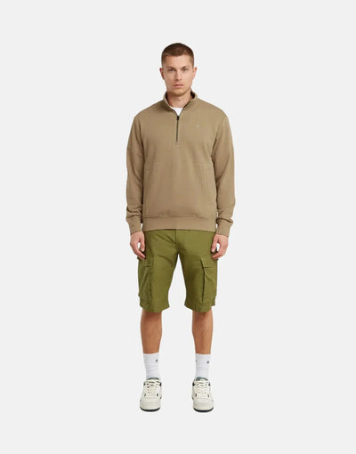 G-Star RAW Nifous Half Zip Sweatshirt Safari