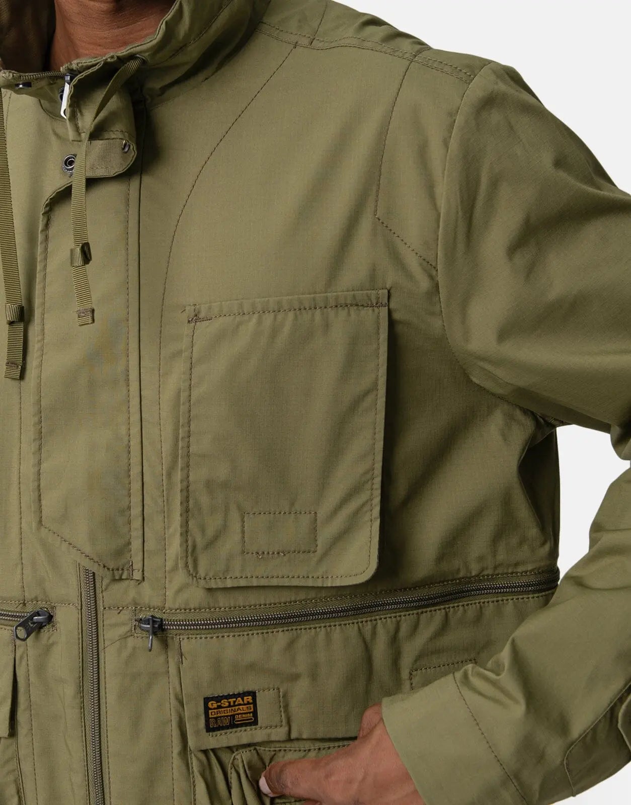 G-Star RAW P-35T Modular Jacket Smoke Olive