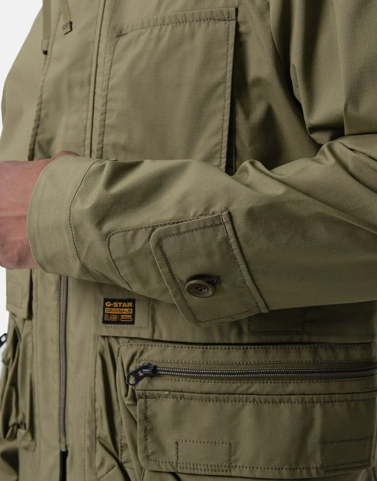 G-Star RAW P-35T Modular Jacket Smoke Olive