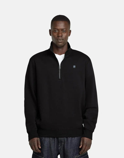 G-Star RAW Premium Core Half Zip Black Sweatshirt