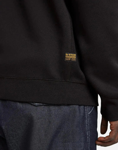 G-Star RAW Premium Core Half Zip Black Sweatshirt